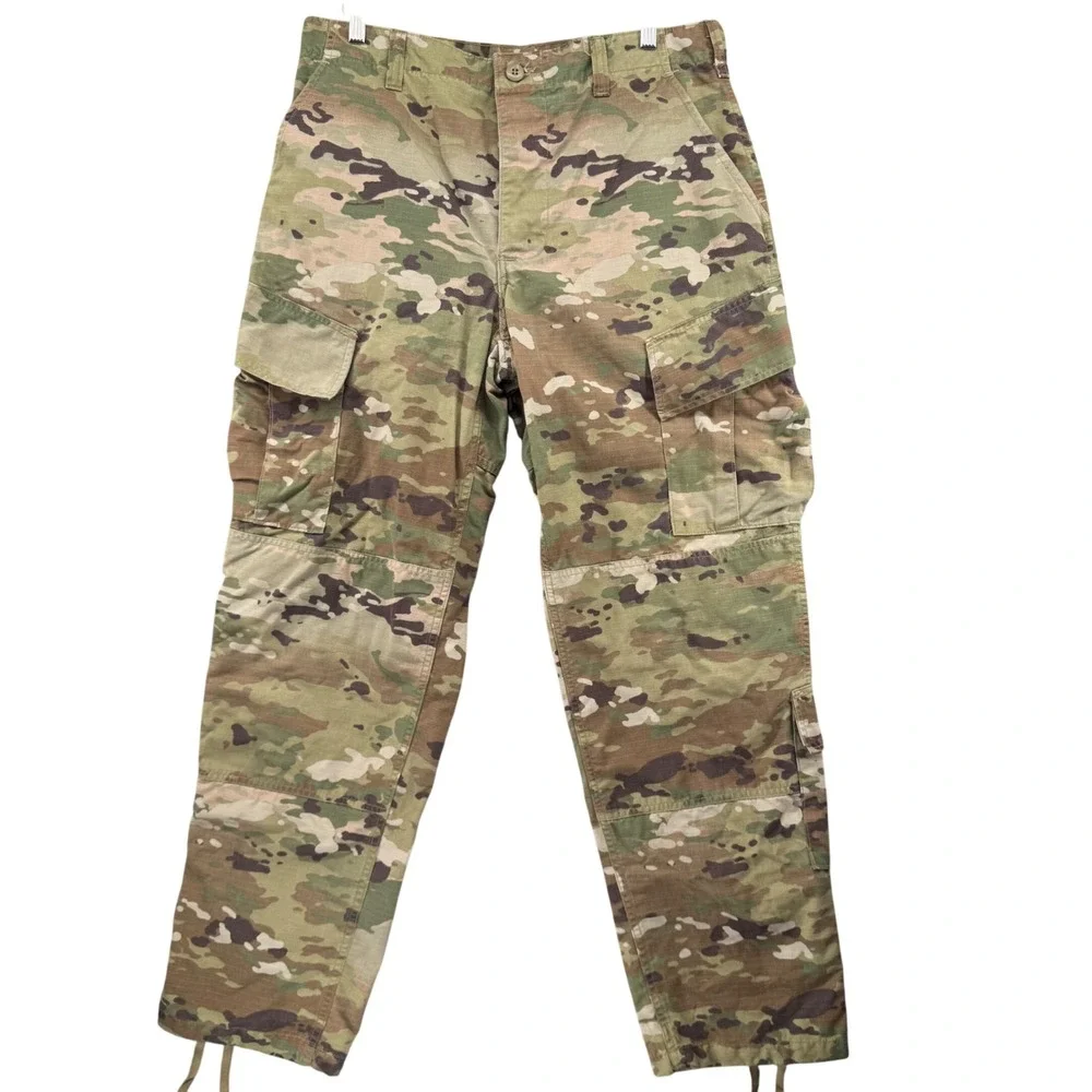 Military Army Combat Uniform Size Medium Regular 34x31 Camo Ripstop Cargo Pants